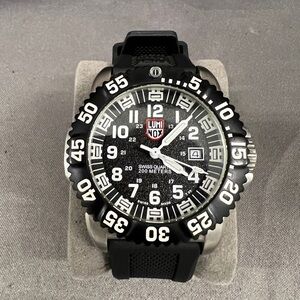 Luminox 3150 Navy Seal Steel Colormark Tactical Watch Stainless Steel 200m